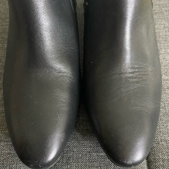 Paul Green Black Leather Chelsea Style Office Casual Ankle Heel Boots-Sz-5 1/2 - Picture 16 of 16